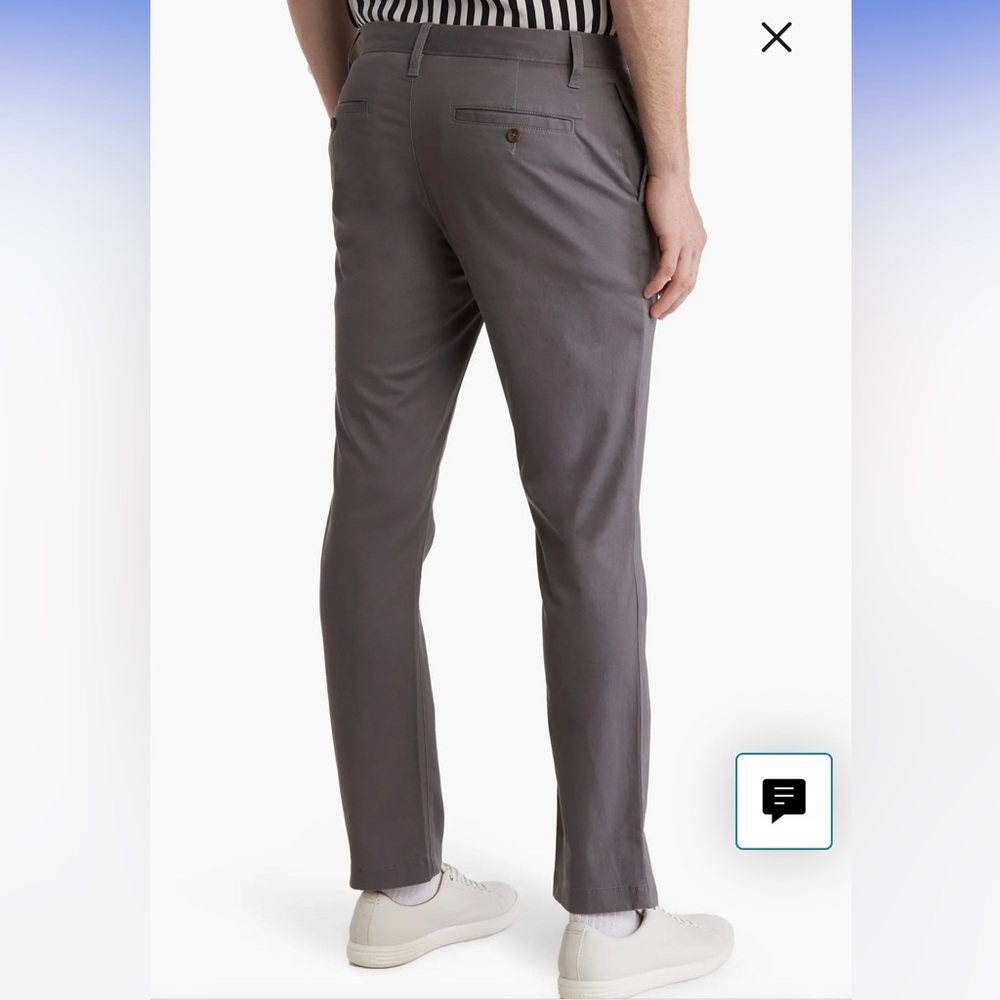 NWT 14th & Union slim fit grey chinos